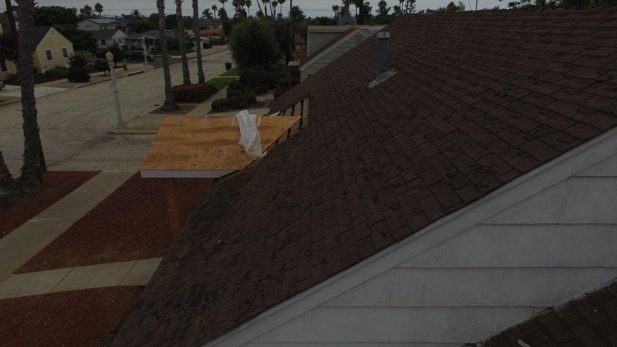 Before Roofing Repair by SolarTech